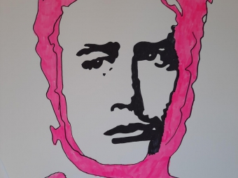 Pink man